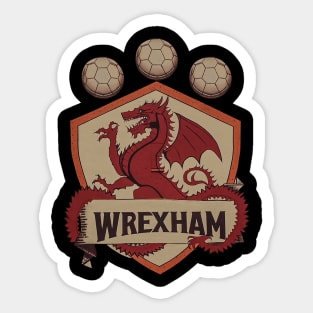 Red Dragon Wrexham Sticker